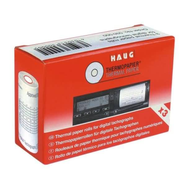 Thermorolle für digitalen Fahrtenschreiber 8m VE=3 Stück