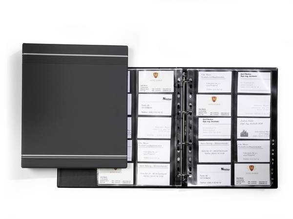 DURABLE VISIFIX - Visitenkartenbuch - vorgedruckt: A-Z