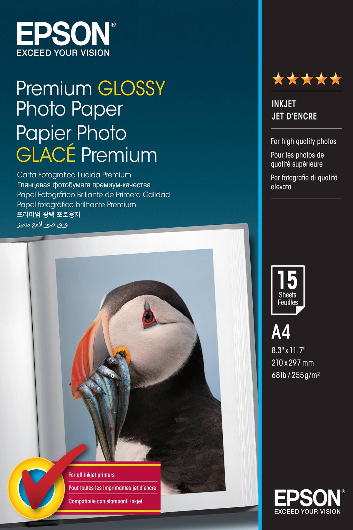Epson Premium Glossy Photo Paper - Glänzend - A4 (210 x 297 mm)