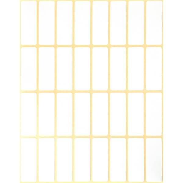 Etiketten 38x14mm VE=928 Stück weiß