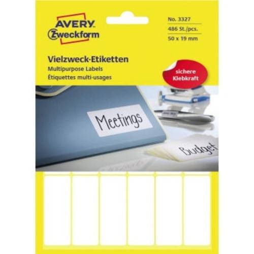 AVERY ZWECKFORM - Avery Multi-Purpose Labels 3327 - Selbstklebend