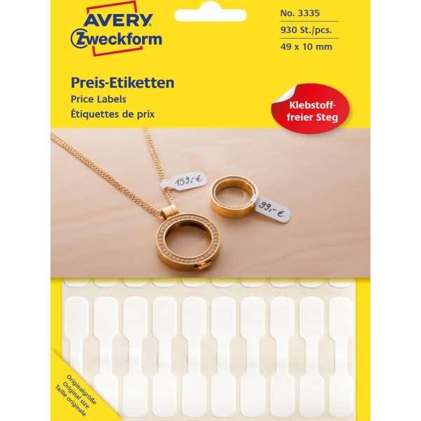 AVERY Zweckform Hanteletiketten, Maße: (B)49 x (H)10 mm