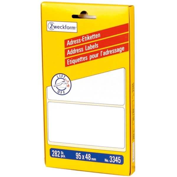 Avery Zweckform - 95 x 48 mm 282 Etikett(en)
