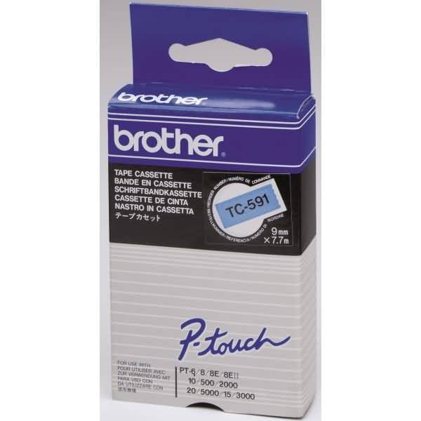 Brother Schriftband TC-591, TC591, , N/A, TC Laminiert