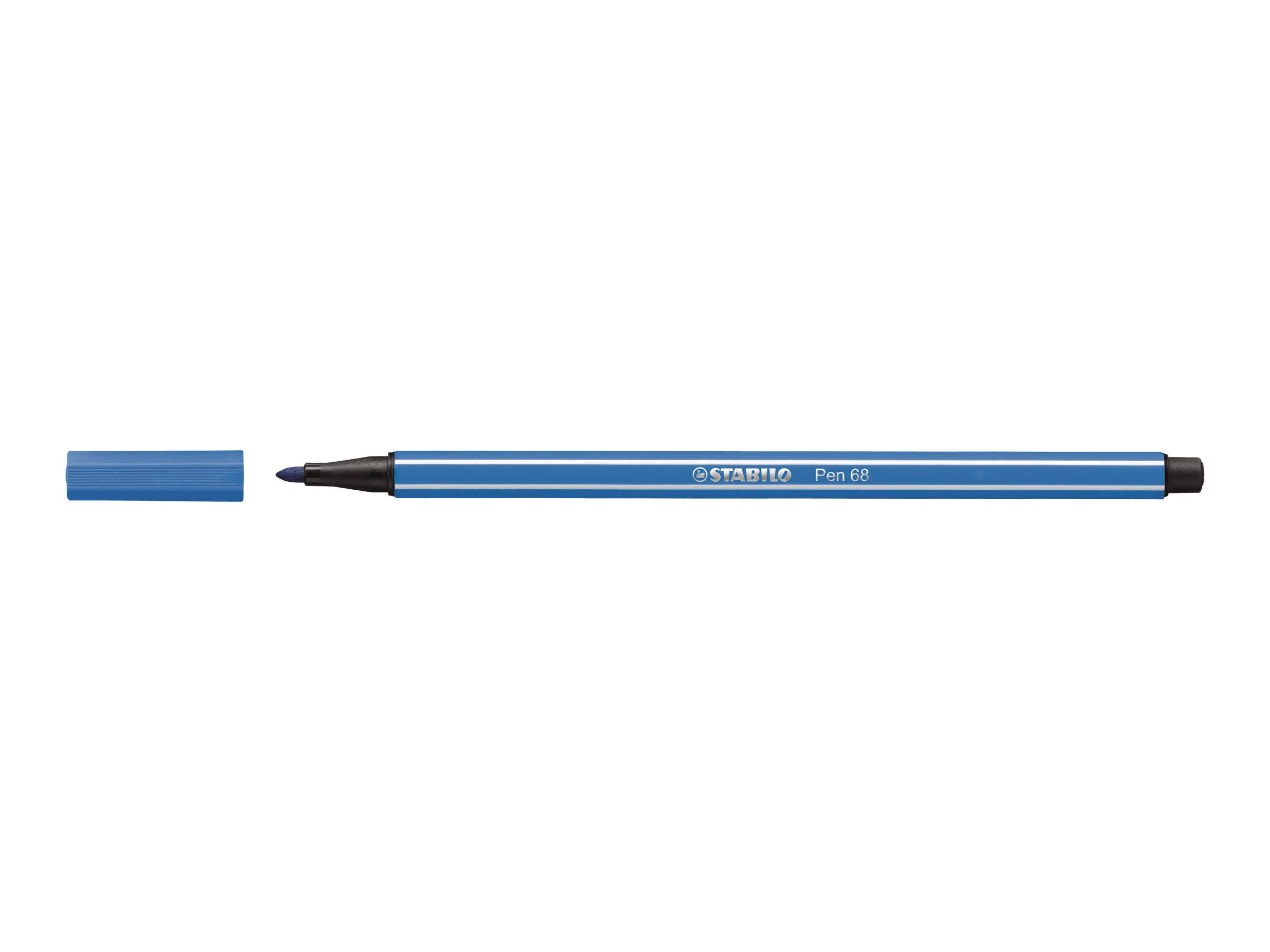 STABILO Pen 68 - Filzstift - Dunkelblau - wasserbasierte Tinte