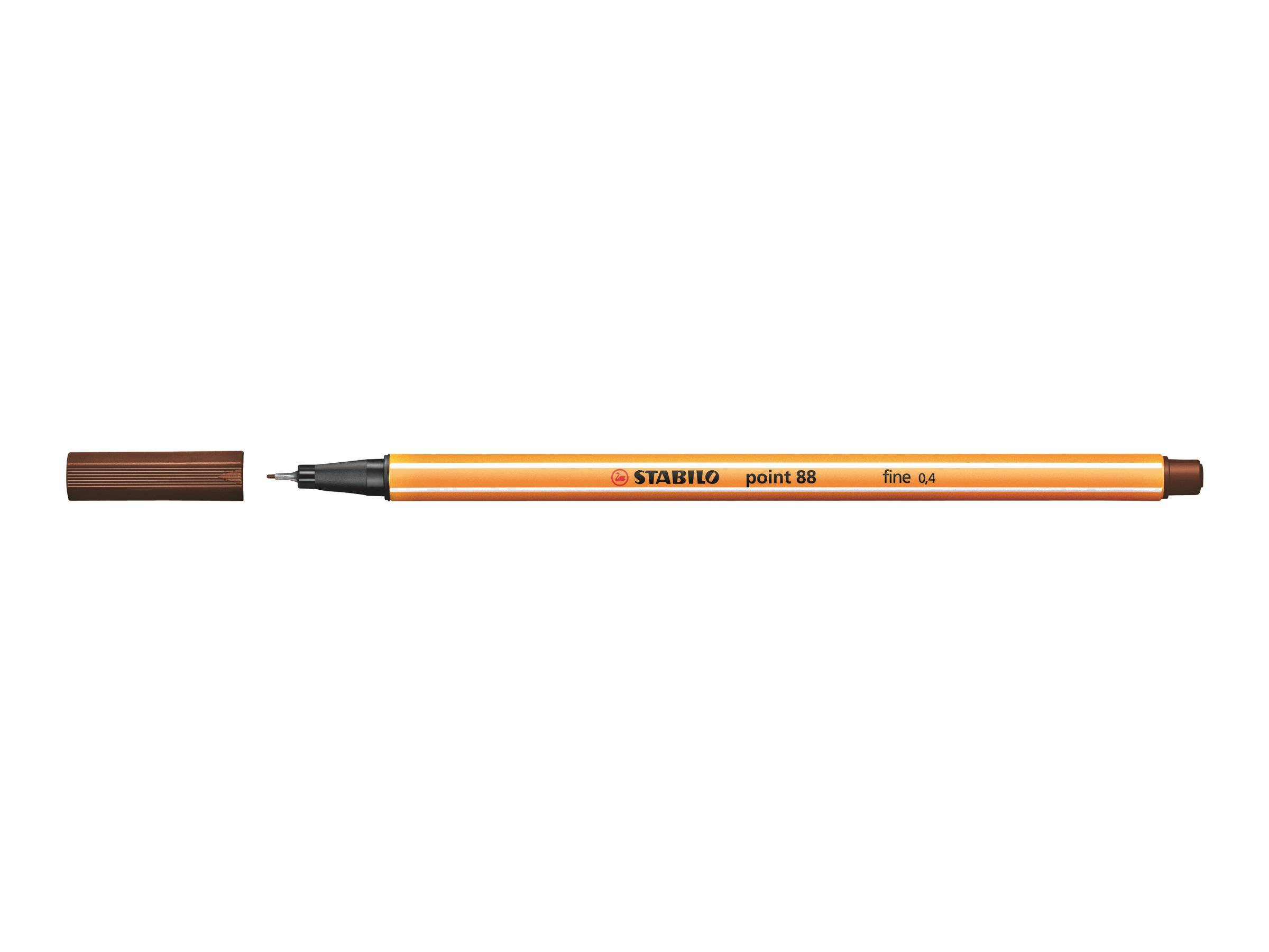STABILO point 88 - Fineliner - braun - 0.4 mm