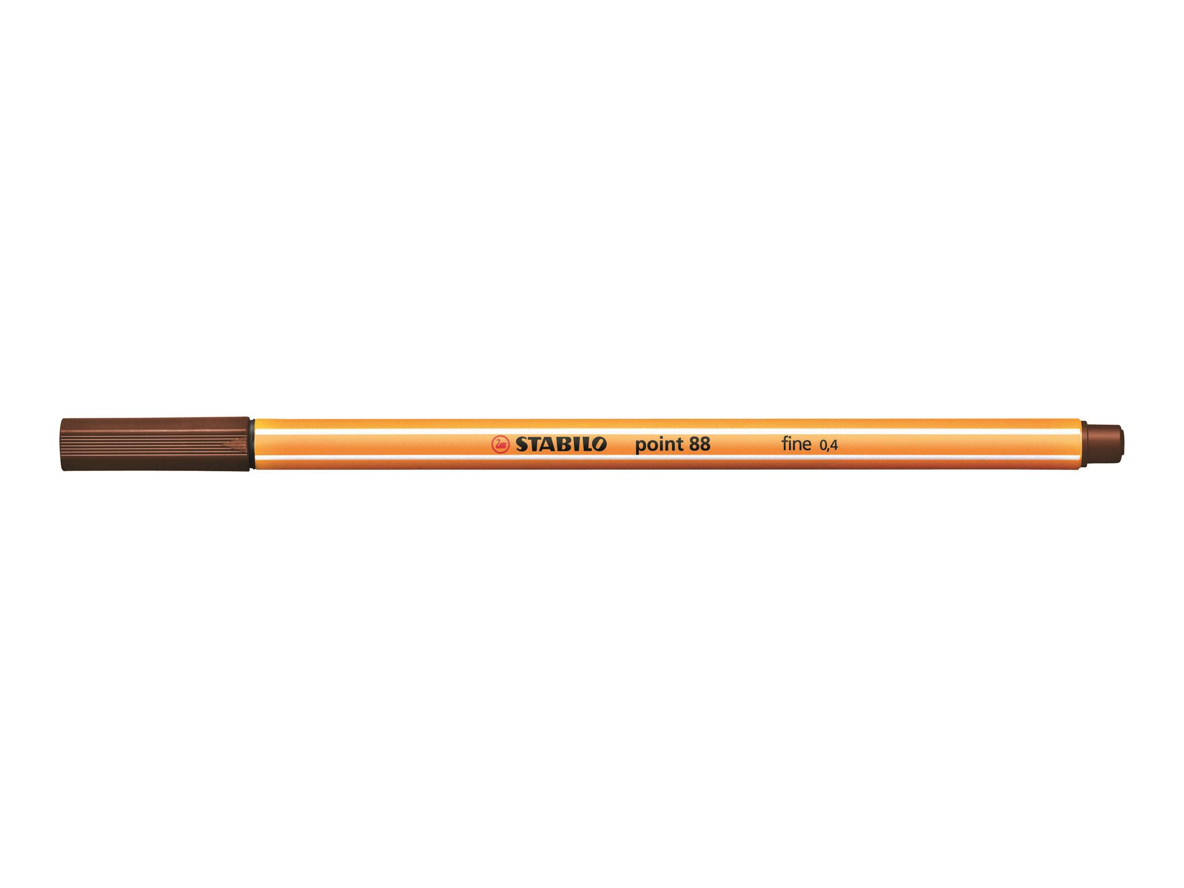 STABILO point 88 - Fineliner - braun - 0.4 mm