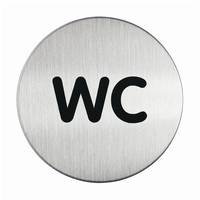 DURABLE PICTO - Schild - WC - rund - 83 mm (Durchmesser)