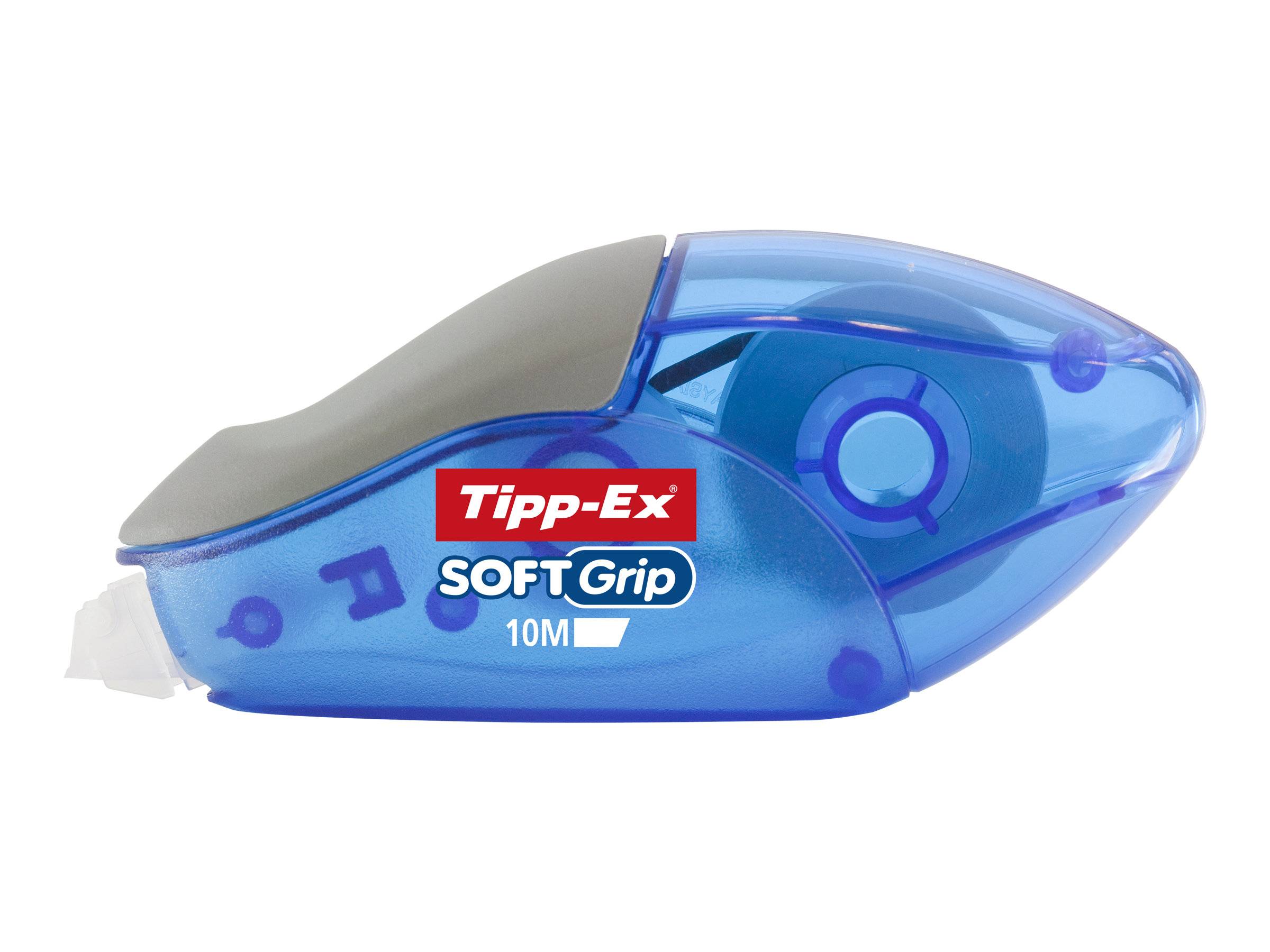 BIC - Tipp-Ex SOFT GRIP - Korrekturrolle - 4.2 mm x 10 m - weiß (Packung mit 10)