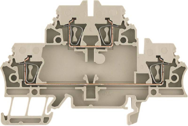 Weidmüller Doppelklemme ZDK 2.5V BL