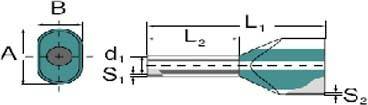 Weidmüller 9037720000 Zwillings-Aderendhülse 10mm² Teilisoliert Braun 100St.