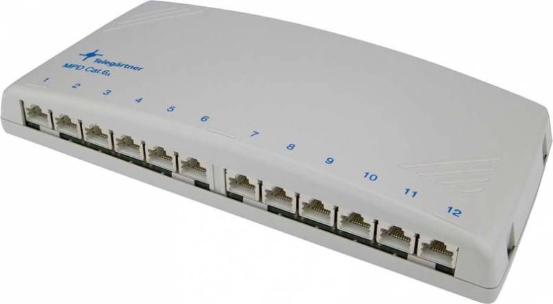 Telegärtner Mini-Verteiler Cat6A J02022A0052