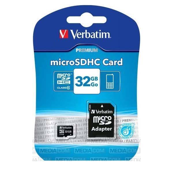 Verbatim microSDHC-Card 32GB 44083