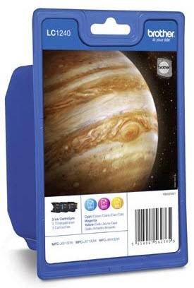 Brother LC1240 Rainbow-Pack - Gelb, Cyan, Magenta