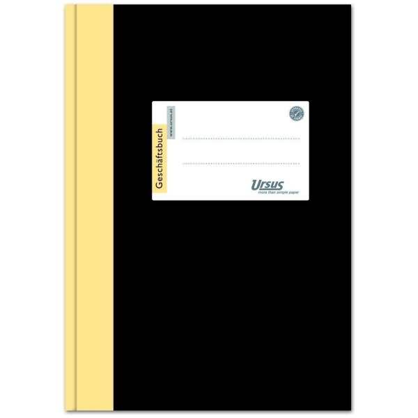 Geschäftsbuch A4 144 Blatt 80g/qm kariert schwarz