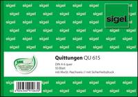 Sigel - Quittung - 50 Blatt - A6 - Querformat