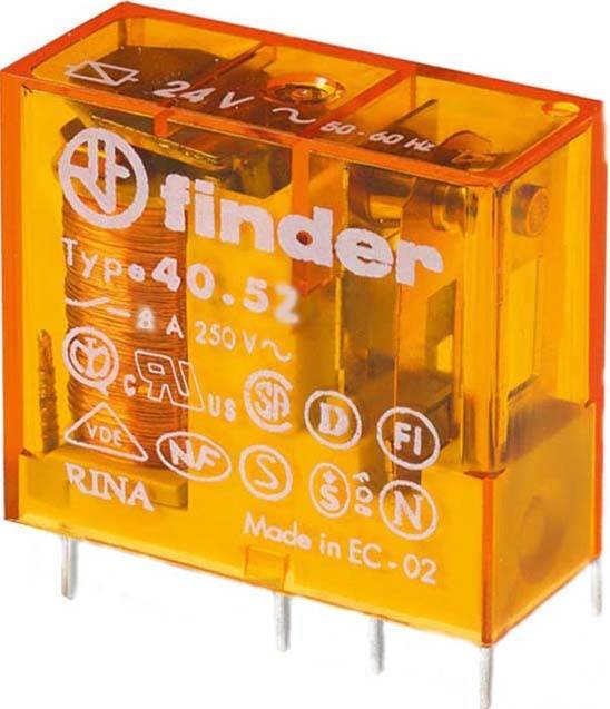 Finder Steck/Printrel.12VAC 2W 8A 40.52.8.012.0000