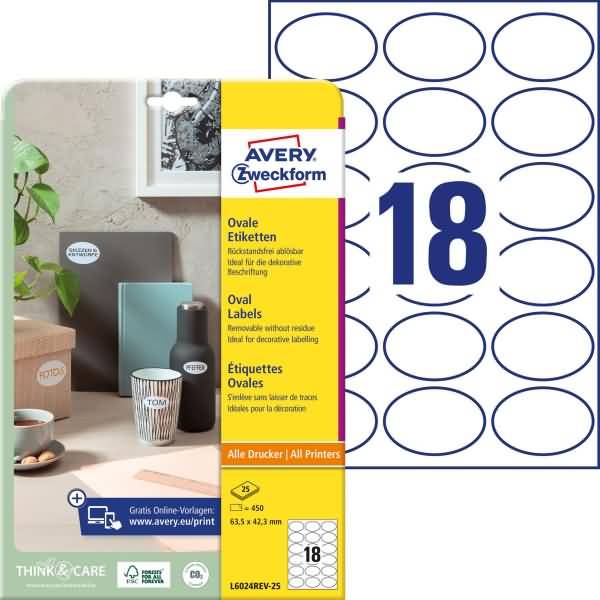 Avery-Zweckform Universal-Etiketten 1 St.