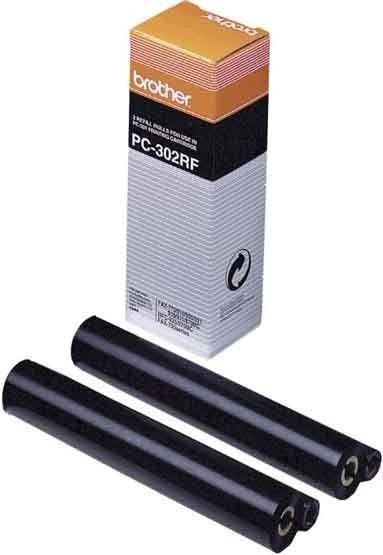 Brother Farbband / Transferband ( Fax ) 2er Pack, PC-302RF / PC302RF / 2 x 235 Seiten, Original
