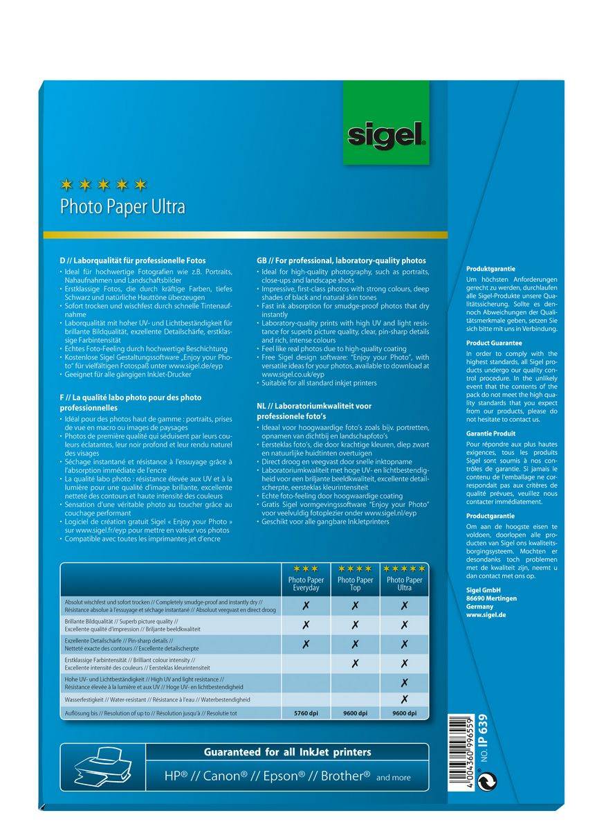 Sigel IP639 1 St.