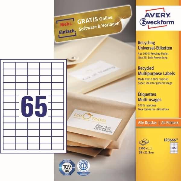 Avery-Zweckform LR3666 Universal-Etiketten 1 St.