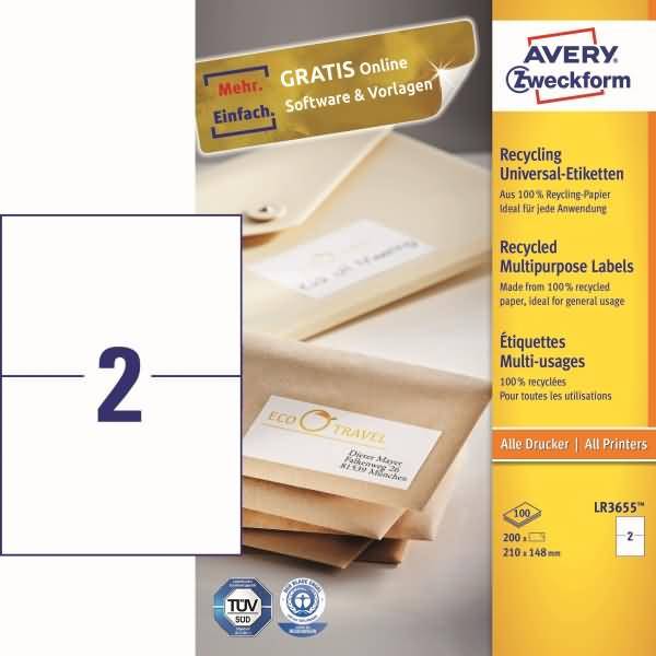 Avery-Zweckform LR3655 Universal-Etiketten 1 St.