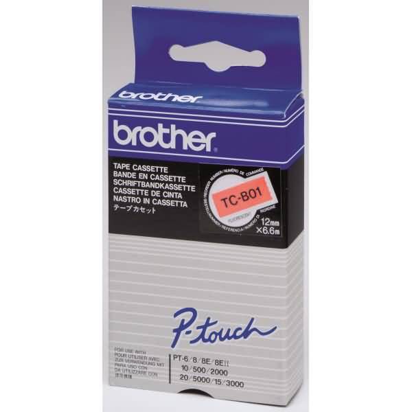 Brother Schriftband TC-B01, TCB01, , N/A, TC Laminiert