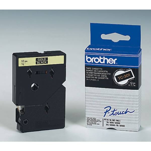 Brother Schriftband TC-301, TC301, , N/A, TC Laminiert