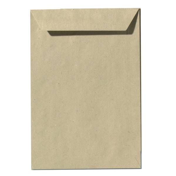 Herlitz Versandtasche C5 gummiert/735597 braun ohne Fenster 70 g/qm Inh.10