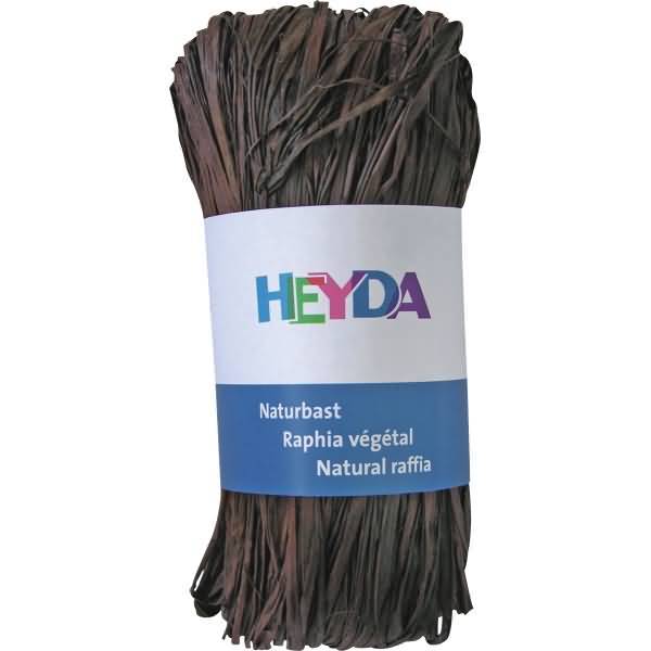 Naturbast 50g-Bündel braun