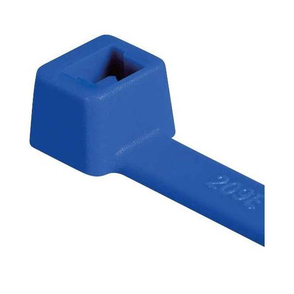 HellermannTyton 116-08016 T80R-N66-BU-C1 Kabelbinder 210mm 4.60mm Blau 100St.