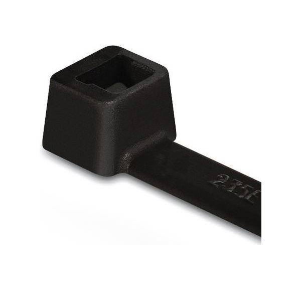 HellermannTyton 111-08290 T80I-W-BK-C1 Kabelbinder 300mm 4.70mm Schwarz Witterungsstabil 100St.