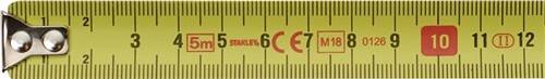 Taschenrollbandmaß Tylon™ L.3m B.12,7mm mm/cm EG II Ku.Gürtelclip SB STANLEY