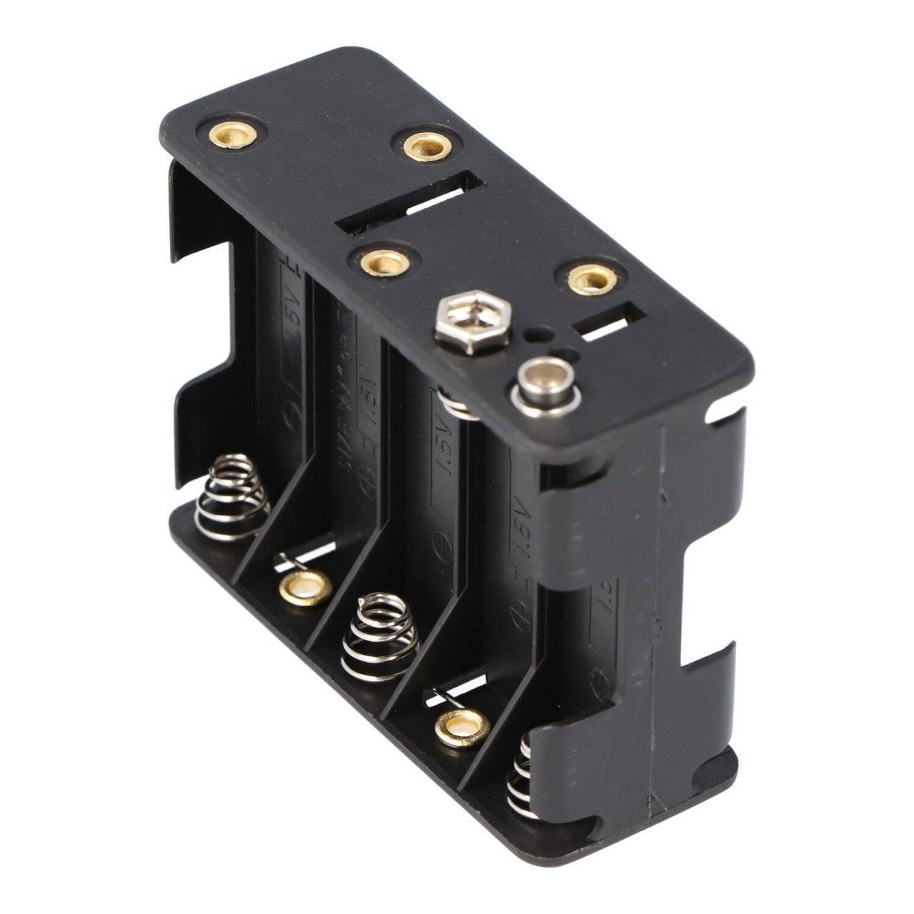 Batteriehalter für 10x Mignon AA LR6 Batterie, Akku – Batteriehalter AA Mignon, Batterie Halterung Elektronik (Kunststof