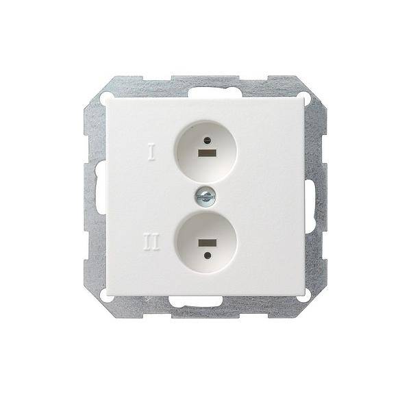Gira Stereo-Steckdose rws-gl 040203