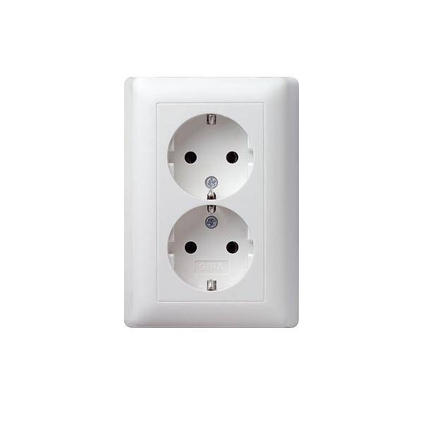Gira Schuko-Doppelst.dose rws 078004