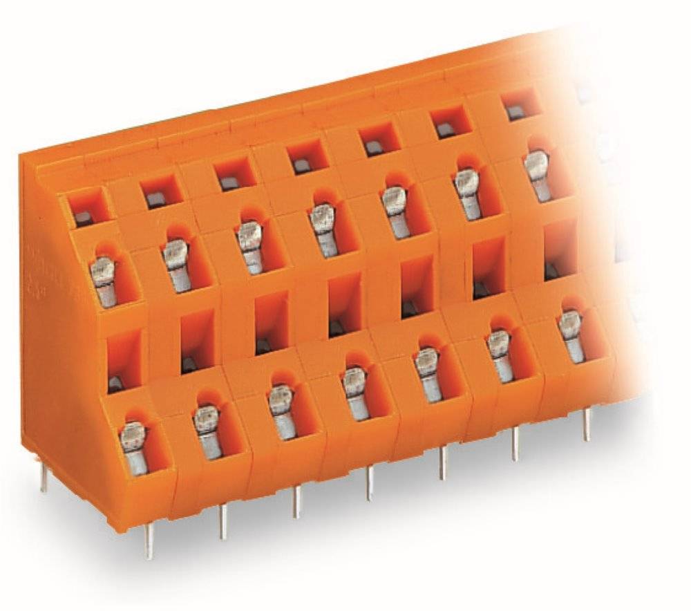 WAGO 736-660 Doppelstockklemme 2.50 mm² Orange 21 St.