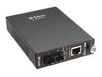 D-Link DMC 515SC - Medienkonverter - 100Mb LAN - 10Base-T, 100Base-FX, 100Base-TX - RJ-45 / SC Single-Modus - bis zu 15