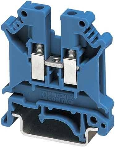 Phoenix Contact 3004388 Durchgangsreihenklemme 6.2mm Schrauben Blau