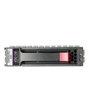 Ein 450-GB-Festplattenmodul für Hot-Swap-Server mit schwarzer Frontseite und rotem Riegel.