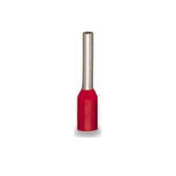 WAGO 216-223 Aderendhülse 1mm² Teilisoliert Rot 1000St.