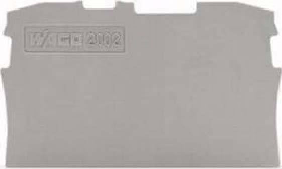 WAGO Kontakttechnik Abschluss-u.Zwischenplatte 2002-1292