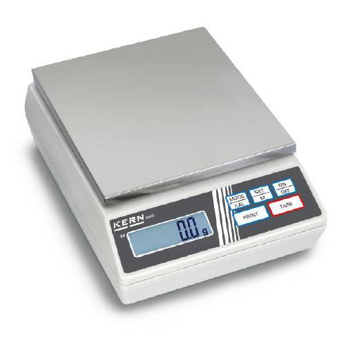 Kern 440-49A Präzisionswaage Wägebereich (max.) 6kg Ablesbarkeit 0.1g über Steckernetzteil Silber
