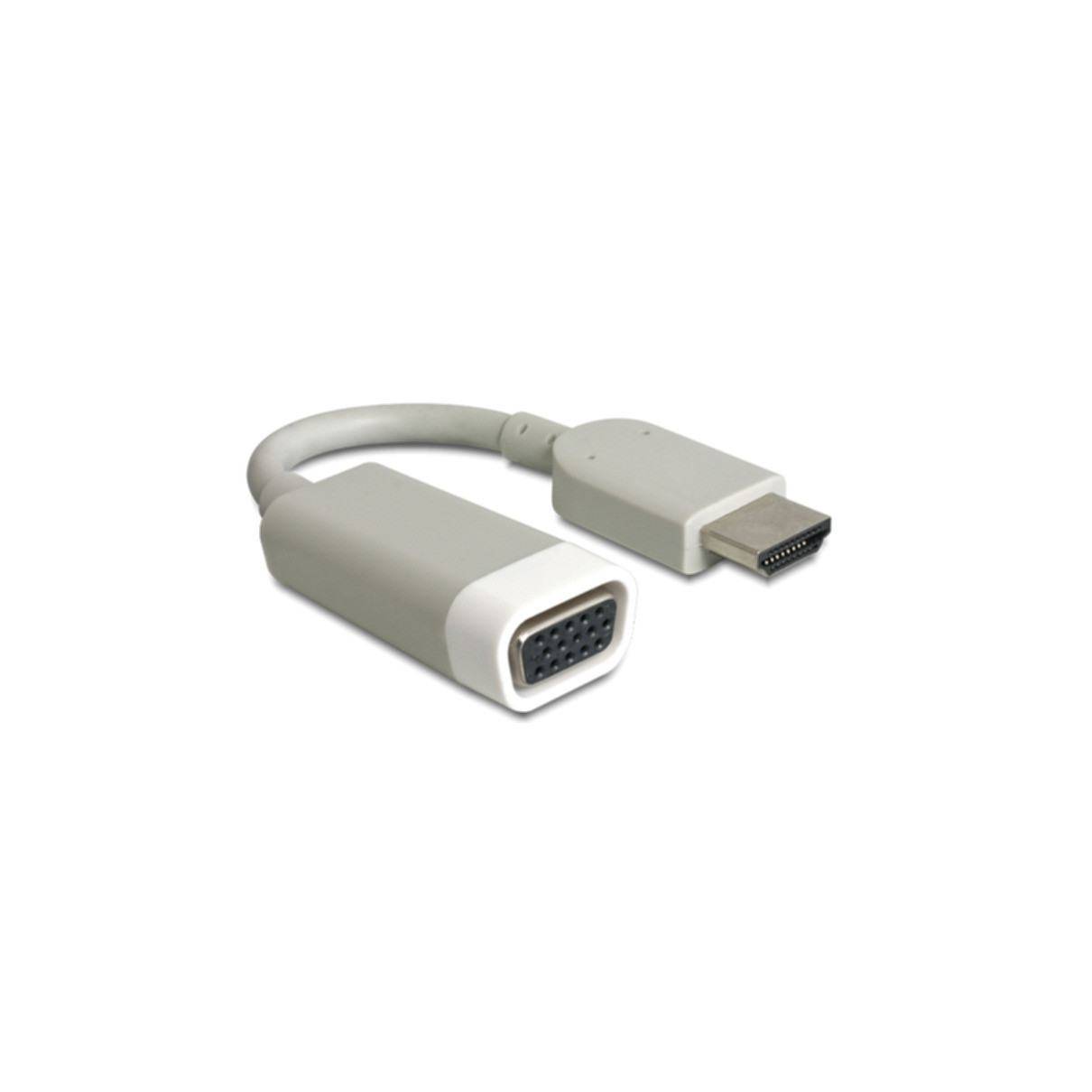 Delock 65469 HDMI / VGA Adapter [1x HDMI-Stecker - 1x VGA-Buchse] Weiß 0.15 m