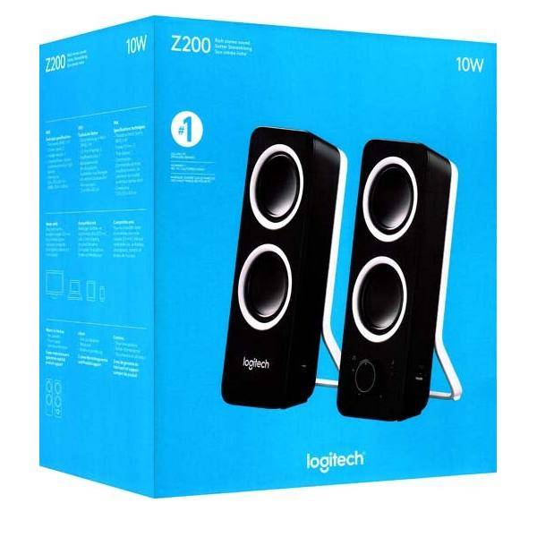 MediaCom-IT Lautsprecher-System LOGITECH Z200 sw