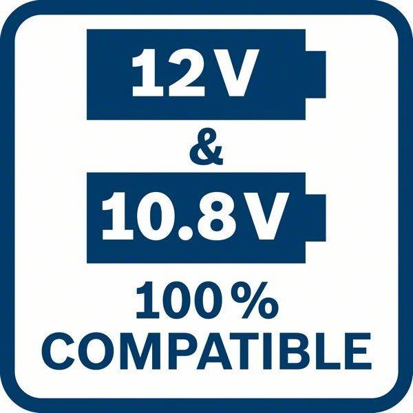 Bosch Professional GDR 10,8-LI 06019A6977 Akku-Drehschlagschrauber 105 Nm 10.8V Anzahl mitgelieferte Akkus 2 2Ah Li-Ion inkl.