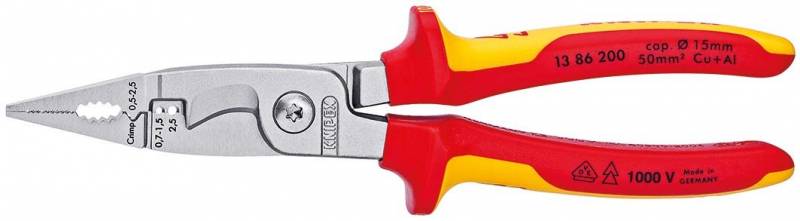 Knipex-Werk Elektro-Installationszange 13 86 200