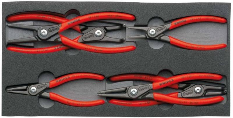 Knipex 00 20 01 V02 Seegeringzangen-Set Passend für (Seegeringzangen) Außen- und Innenringe 12-25 mm, 19-60mm 10-25 mm, 19-60mm