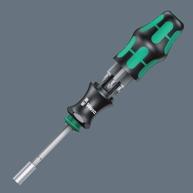 Wera Kraftform Kompakt 28 SB Werkstatt Magazin-Schraubendreher DIN 3126, DIN ISO 1173