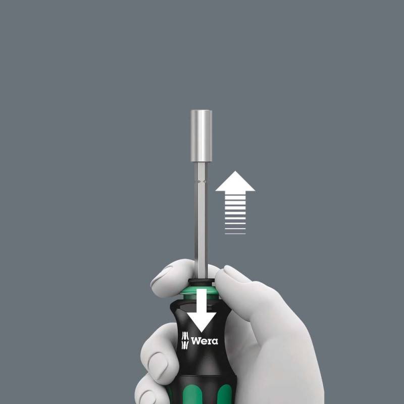Wera Kraftform Kompakt 28 SB Werkstatt Magazin-Schraubendreher DIN 3126, DIN ISO 1173